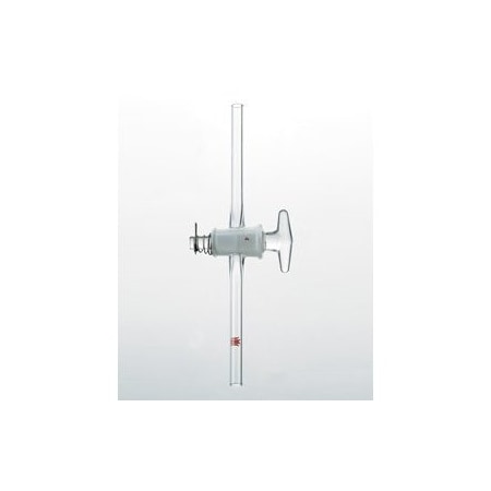 Synthware STOPCOCK, GLASS, HIGH VACUUM, STRT BORE, 2mm, PLUG 12/30, STEM 8mm. S331230